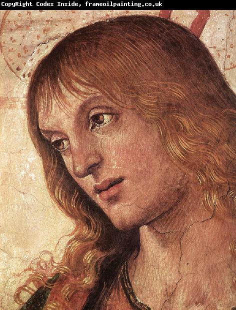 PERUGINO, Pietro Christ Handing the Keys to St. Peter (detail) af